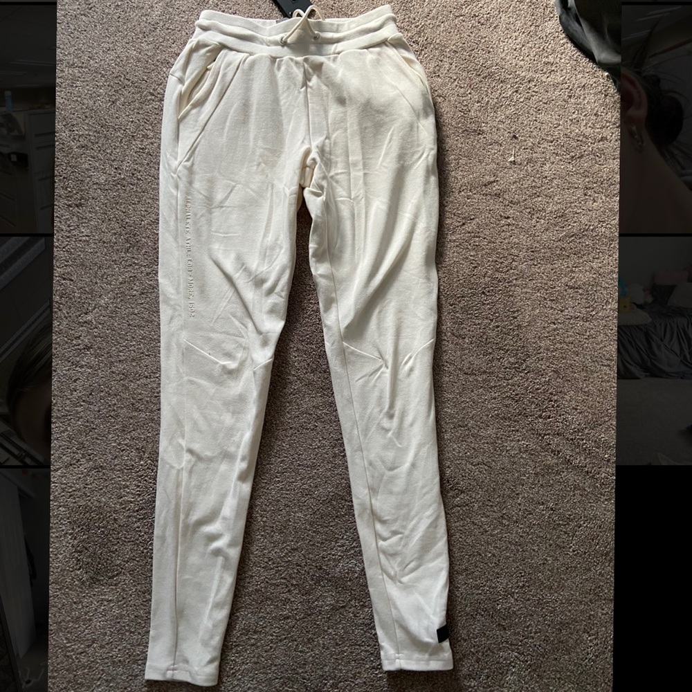 Alphalete cream colored joggers